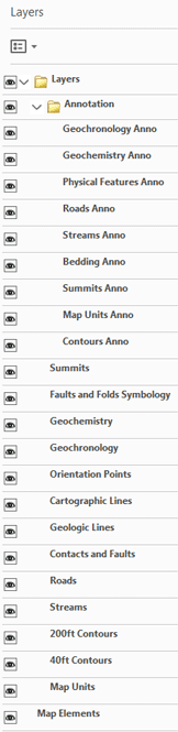 GMS-121 map plate layers
