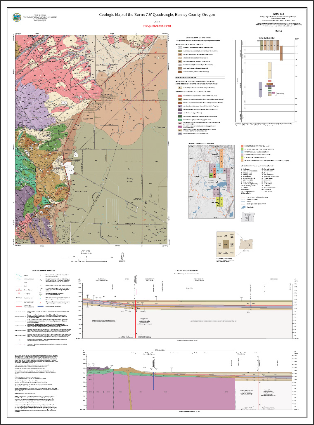 image of Burns geologic quadrangle map
