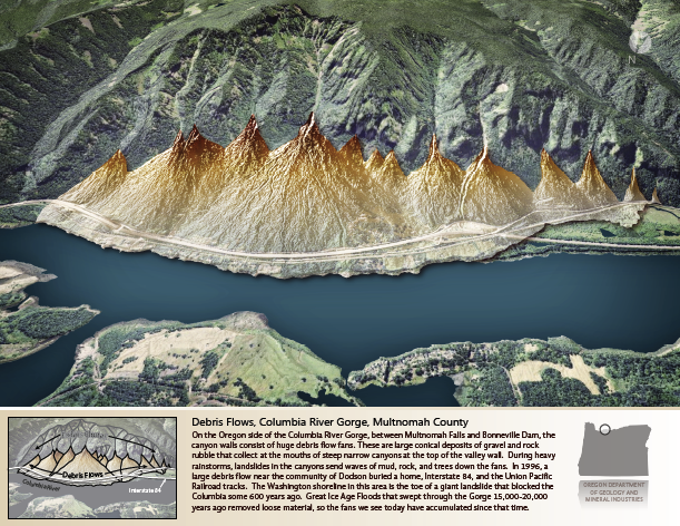 May image page of DOGAMI Lidar Illustrated 2014 lidar calendar