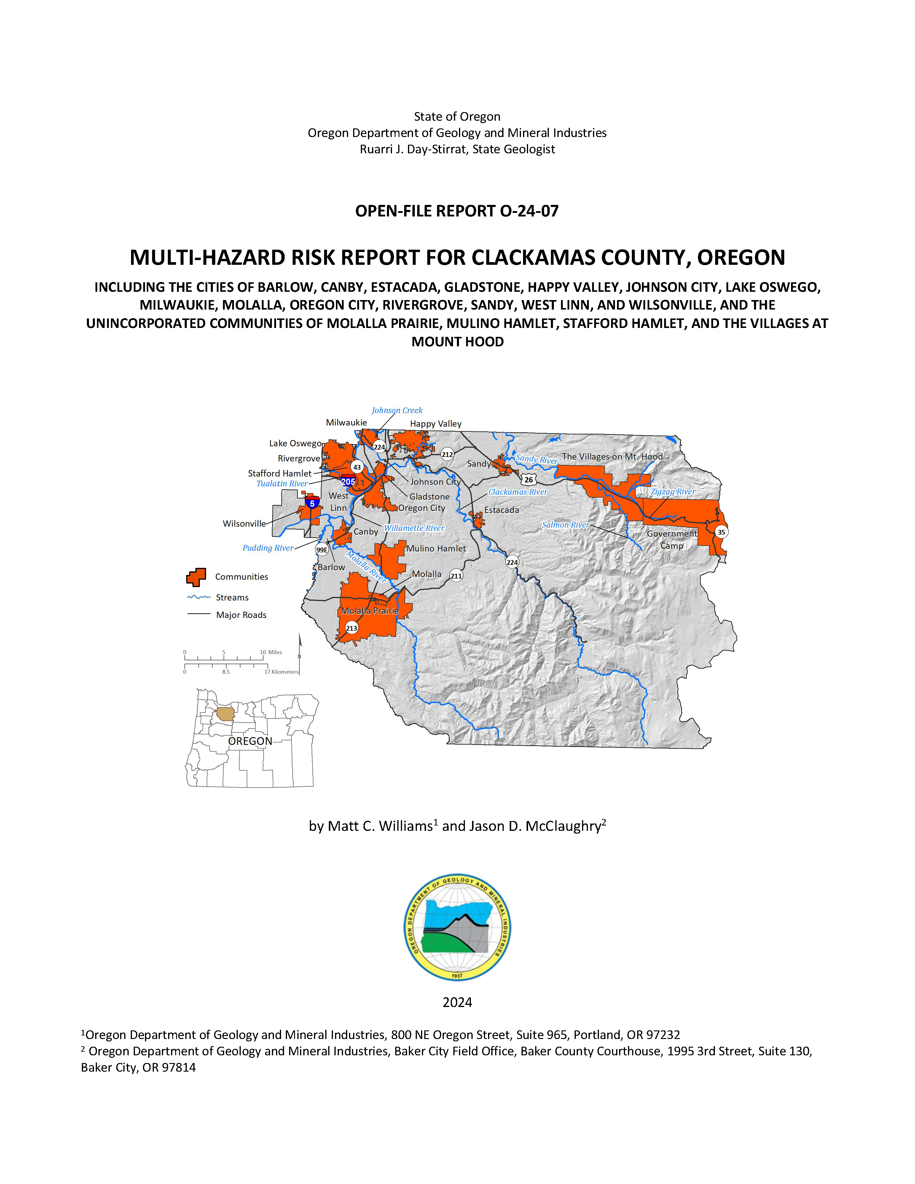 Thumbnail image of Page 1 from report
