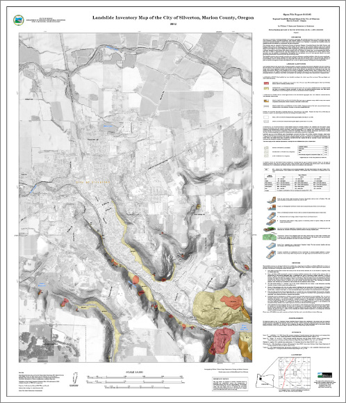 City of Silverton landslide inventory map