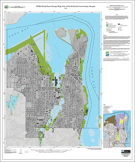 preview image: O-10-17, FEMA Flood Zone Change Map, City of North Bend, Coos County, Oregon