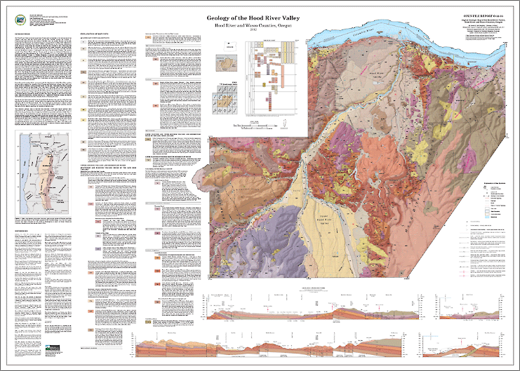 preview of thematic map for Open-File Report O-12-03, Digital Geologic Map of the Hood River Valley, Hood River and Wasco Counties, Oregon