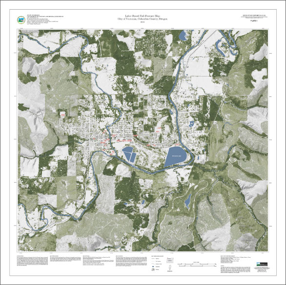Open-File Report O--13-03, Landslide Inventory Map of the Harbor Hills Area, Curry County, Oregon; Plate 1. Lidar-Based Full-Feature Map
