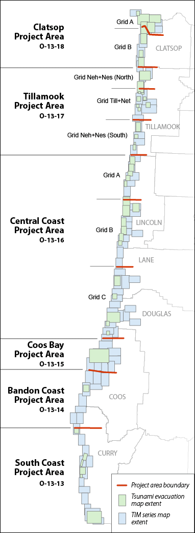 project area boundaries