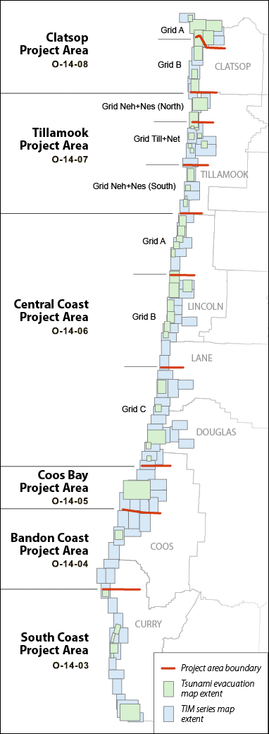 project area boundaries
