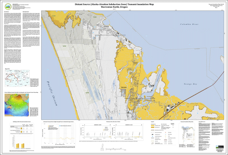 Warrenton oregon tsunami evacuation map