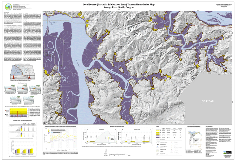 Bay area tsunami inundation map