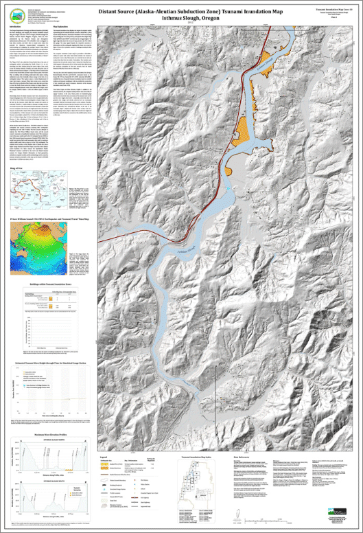 Preview: Coos Bay - North Bend Distant Source (Alaska-Aleutian Subduction Zone) Tsunami Inundation Map