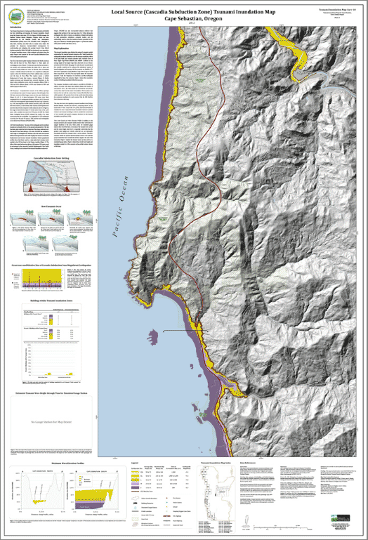 Preview: Cape Sebastian Local Source (Cascadia Subduction Zone) Tsunami Inundation Map
